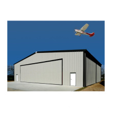 Prefabricated Metal Building Sandwich Panel Light Steel Framed Structure Hangar Building